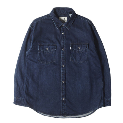 SILVERTAB ルーズフィット デニムシャツ (2POCKET SHIRT)