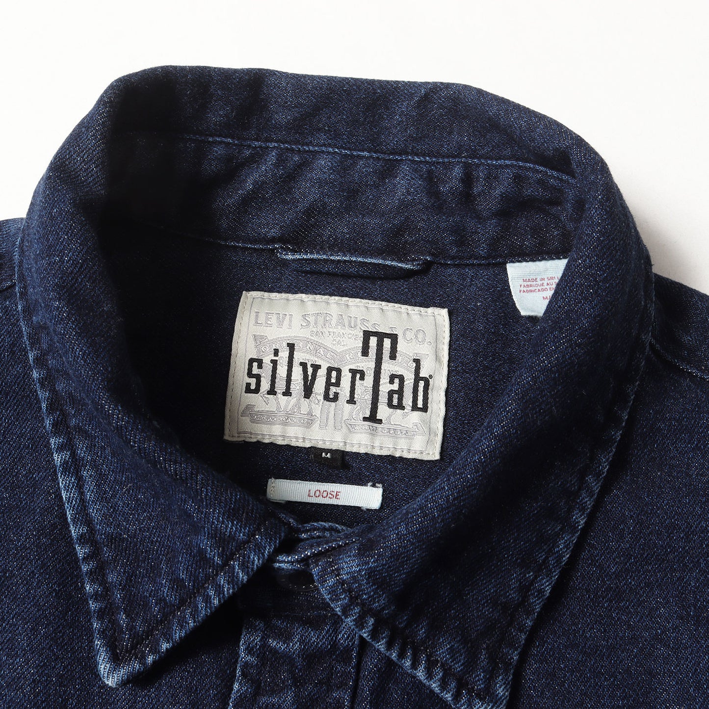 SILVERTAB ルーズフィット デニムシャツ (2POCKET SHIRT)