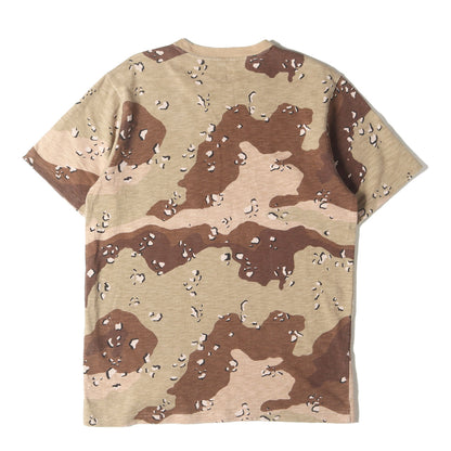 チョコチップデザートカモ ポケット付き ヘビーウェイト Tシャツ(Pocket Tee)