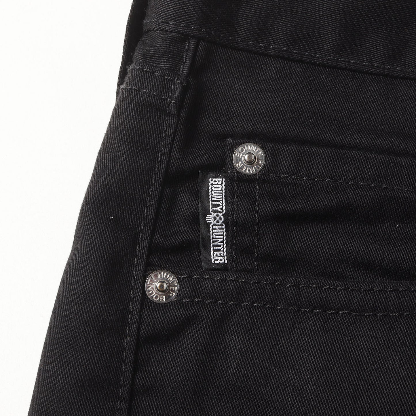 スタッズ付き T/Cツイル 5ポケットパンツ