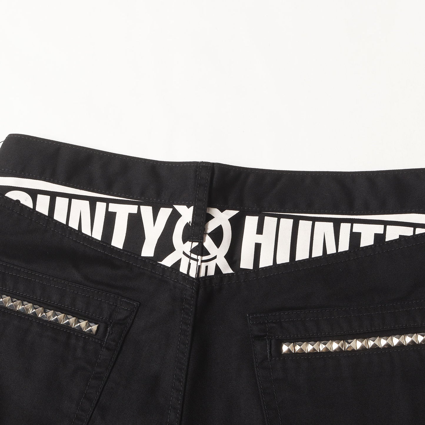 スタッズ付き T/Cツイル 5ポケットパンツ