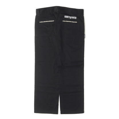 スタッズ付き ワーク チノパンツ