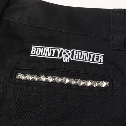 スタッズ付き ワーク チノパンツ