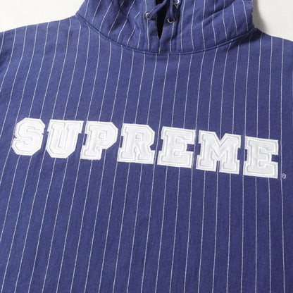 00s カレッジロゴ ストライプ スウェットパーカー