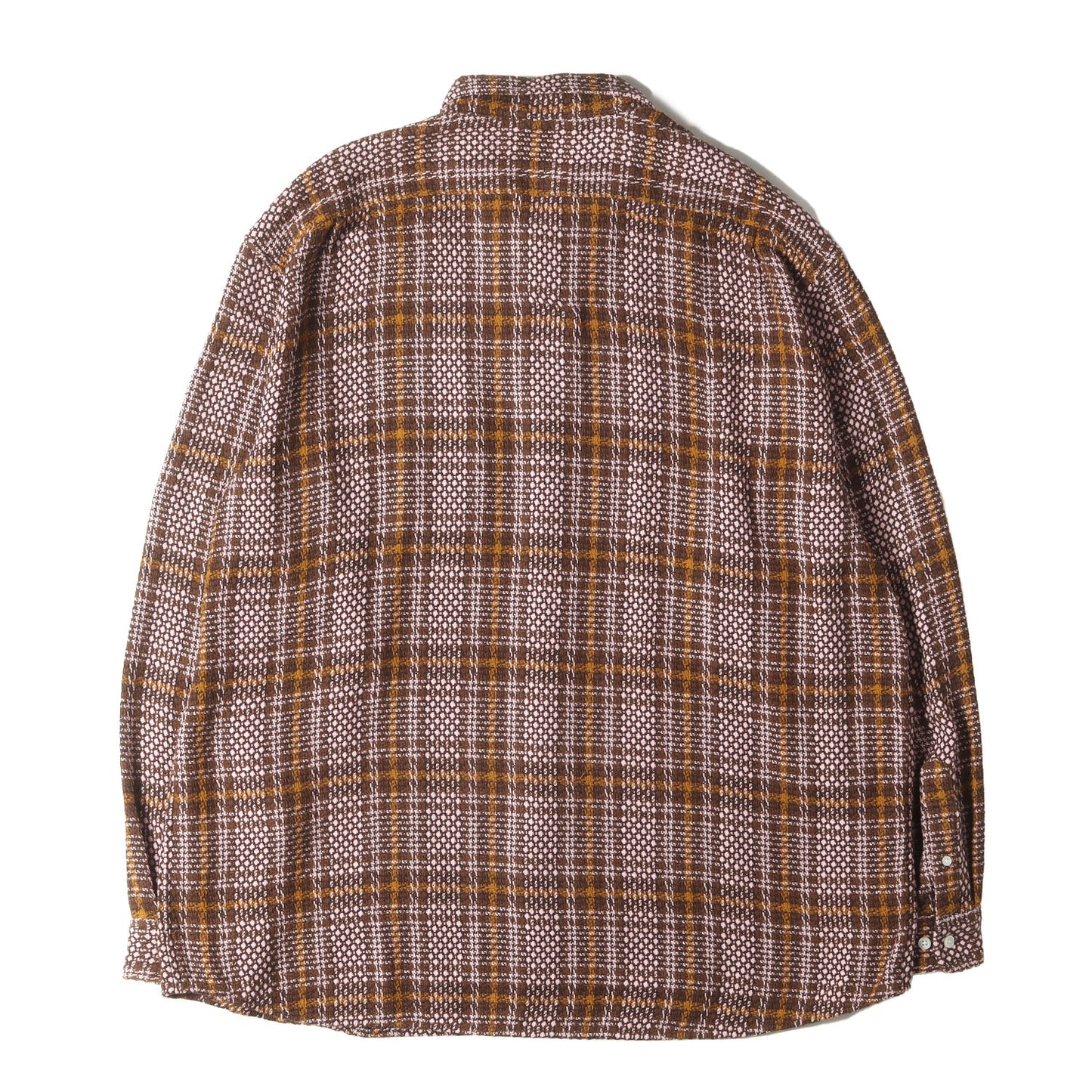 23SS バスケット ウィーブ チェックシャツ(Basket Weave Plaid Shirt)