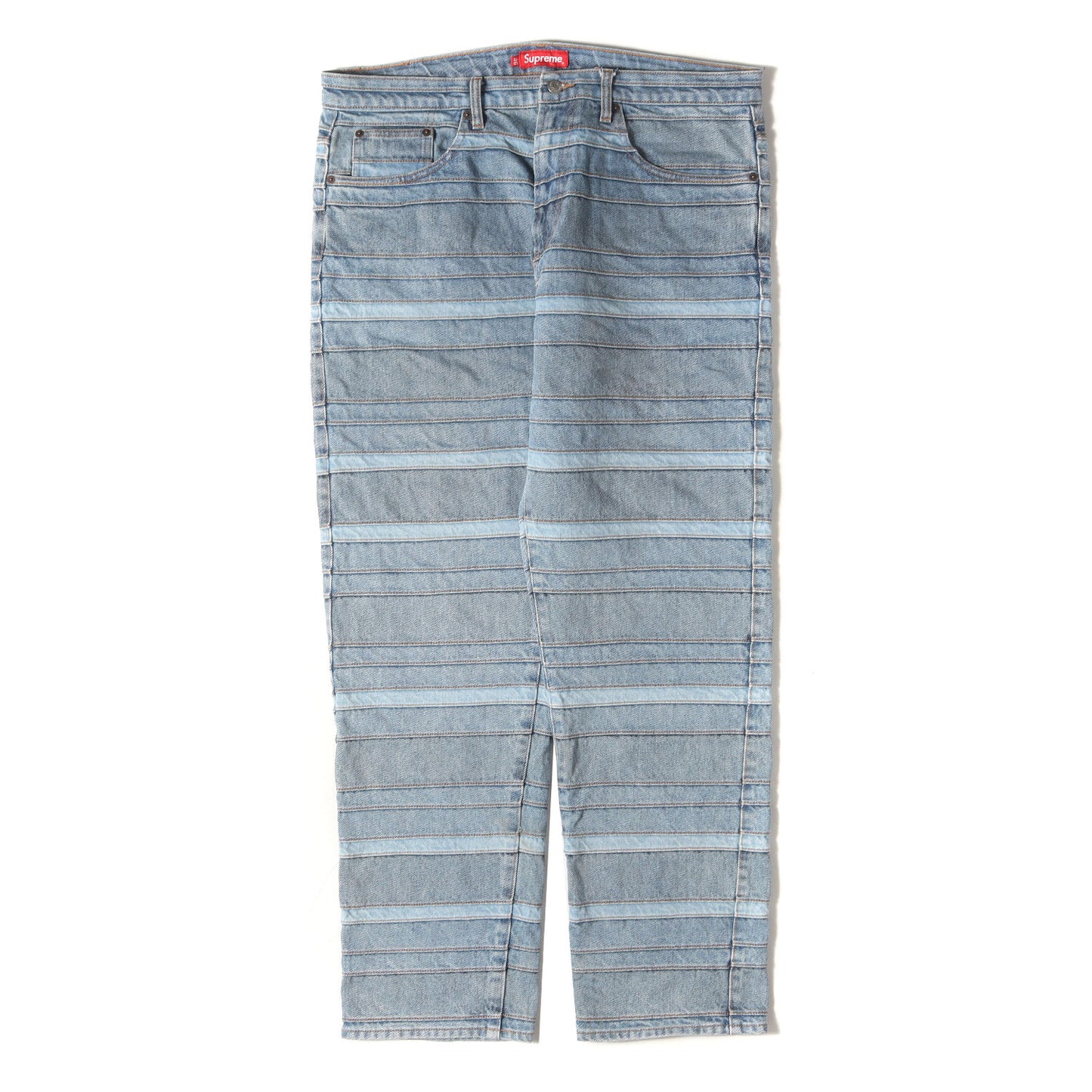 22AW ヴィンテージ加工 レイヤード デニムパンツ(Layered Jean)