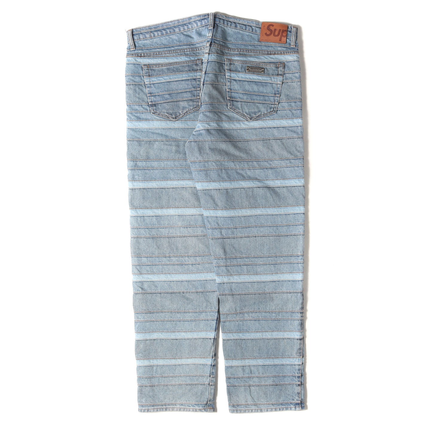 22AW ヴィンテージ加工 レイヤード デニムパンツ(Layered Jean)