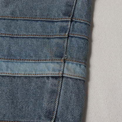 22AW ヴィンテージ加工 レイヤード デニムパンツ(Layered Jean)