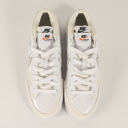 22SS ×NIKE BLAZER LOW / SACAI WHITE PATENT (DM6443-100)