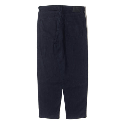 24AW インディゴ刺子 ワイド テーパードパンツ (Sashiko 5P Wide Tapered 11oz)