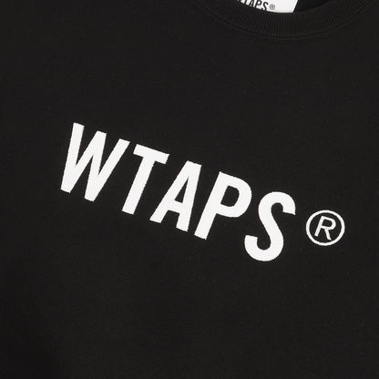 24SS アップリケロゴ クルーネック スウェット(SIGN / SWEATER / COTTON)