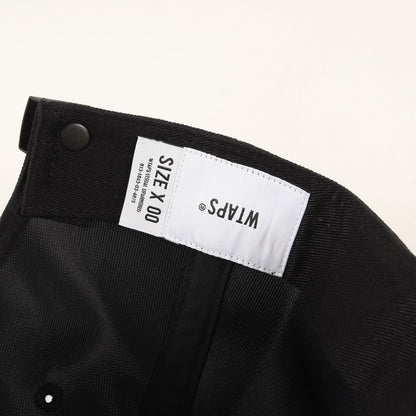 23AW ロゴ刺繍 6パネルキャップ(T-6M 01 / CAP / POLY. TWILL. PROTECT)