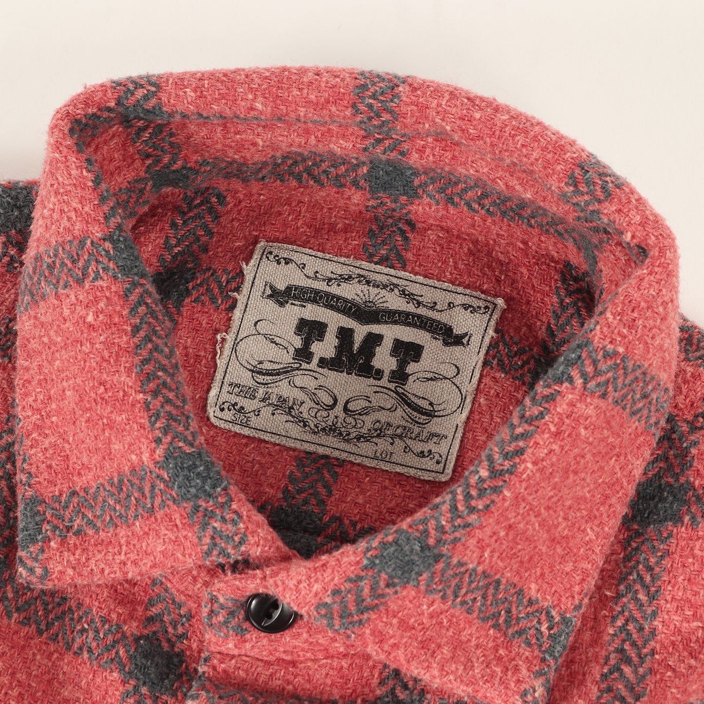 21AW ウーリーヘリンボーン チェック シャツ(WOOLY HERRINGBONE PLAID SHIRTS)