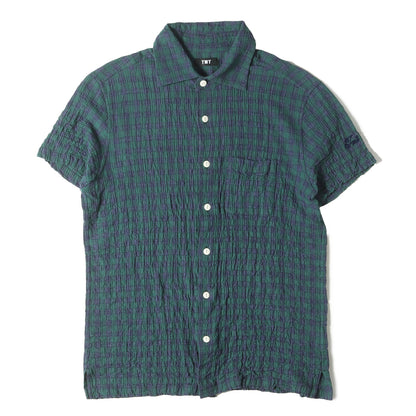 23SS シャーリング チェック 半袖シャツ(SHEARING CHECK SHORT SLEEVE SHIRTS)