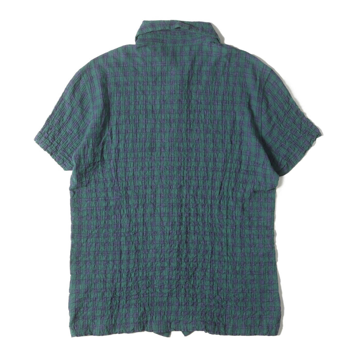 23SS シャーリング チェック 半袖シャツ(SHEARING CHECK SHORT SLEEVE SHIRTS)