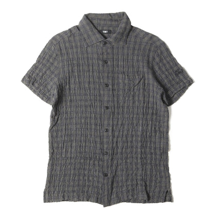 23SS シャーリング チェック 半袖シャツ(SHEARING CHECK SHORT SLEEVE SHIRTS)