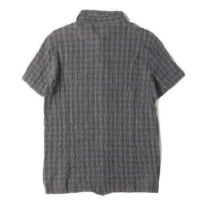 23SS シャーリング チェック 半袖シャツ(SHEARING CHECK SHORT SLEEVE SHIRTS)