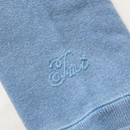 7店舗限定 ピグメントダイ加工 アップリケロゴ スウェット(VINTAGE FRENCH TERRY PULLOVER)