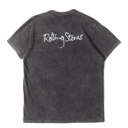21SS ×The Rolling Stones ピグメントダイ加工 ミック・ジャガー フォト Tシャツ