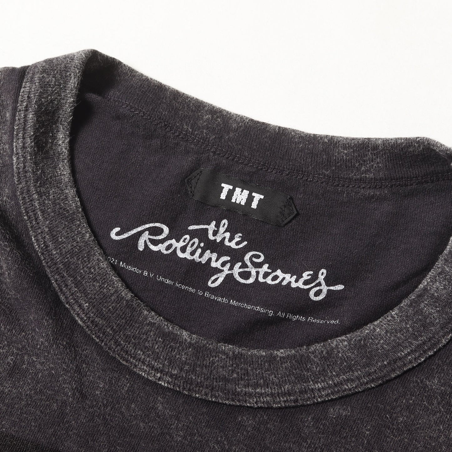 21SS ×The Rolling Stones ピグメントダイ加工 ミック・ジャガー フォト Tシャツ