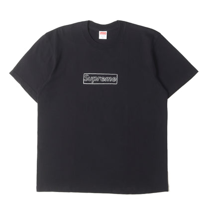 21SS ×KAWS チョークBOXロゴ Tシャツ(Chalk Box Logo Tee)