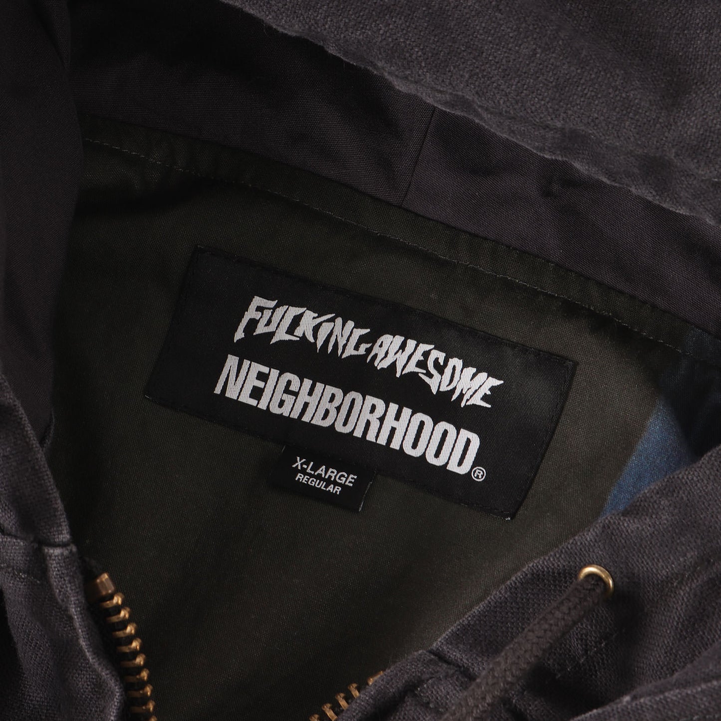 25SS ×Fucking Awesome ダック ワーク フードジャケット(HOODED JACKET)