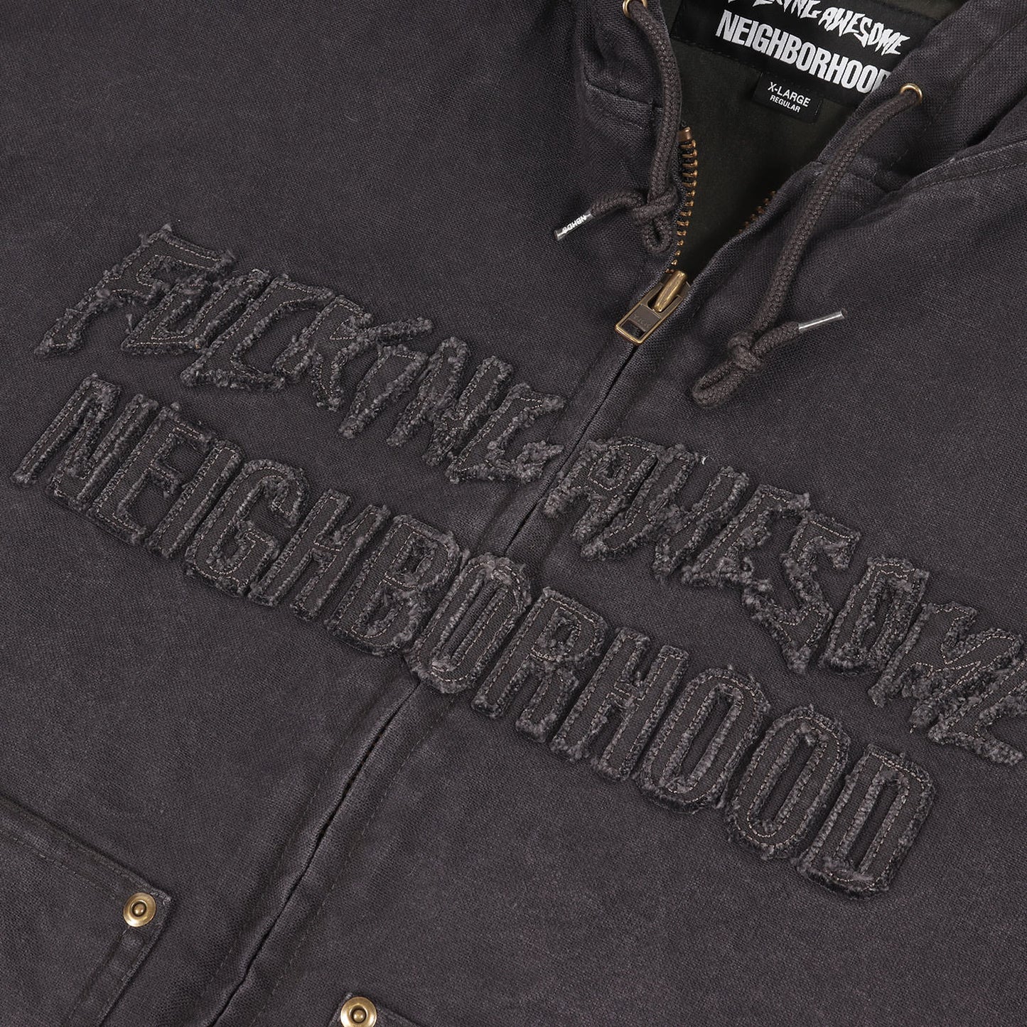 25SS ×Fucking Awesome ダック ワーク フードジャケット(HOODED JACKET)