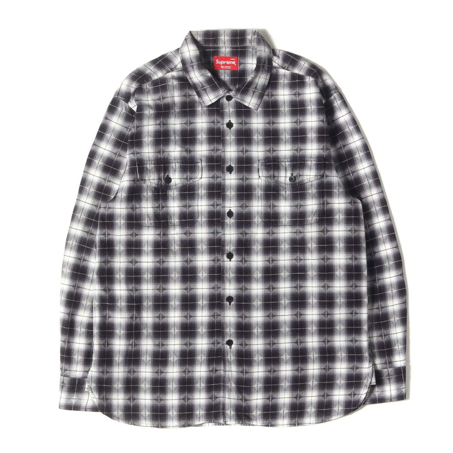 00s ダイヤチェック コットン シャツ