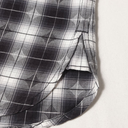 00s ダイヤチェック コットン シャツ