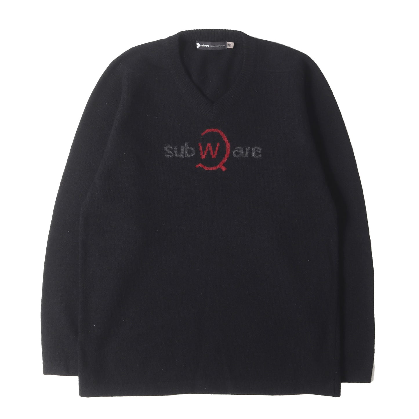 00s ×WTAPS コラボロゴ Vネック ニットセーター