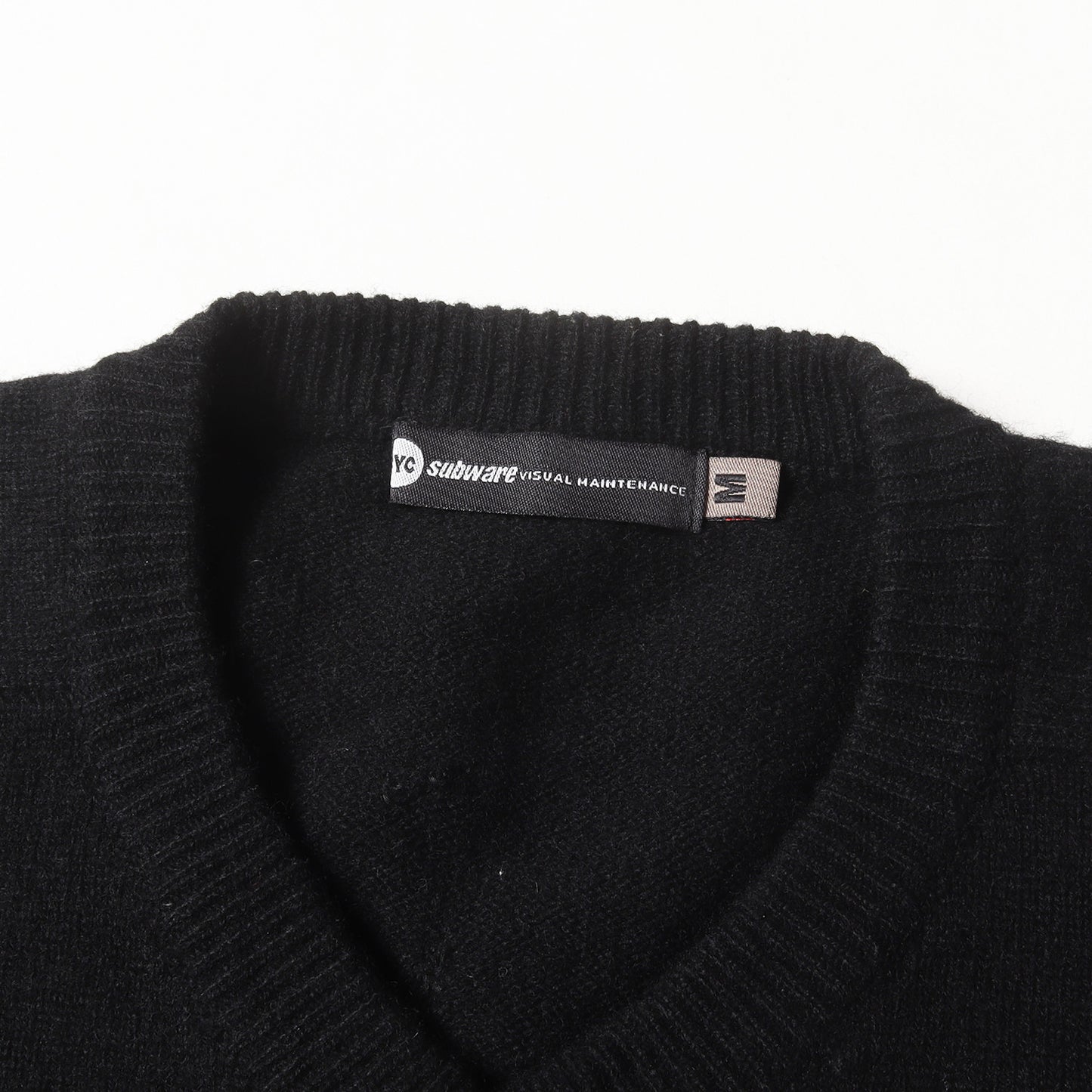 00s ×WTAPS コラボロゴ Vネック ニットセーター