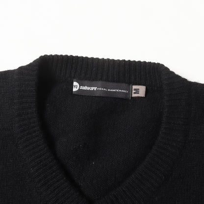 00s ×WTAPS コラボロゴ Vネック ニットセーター