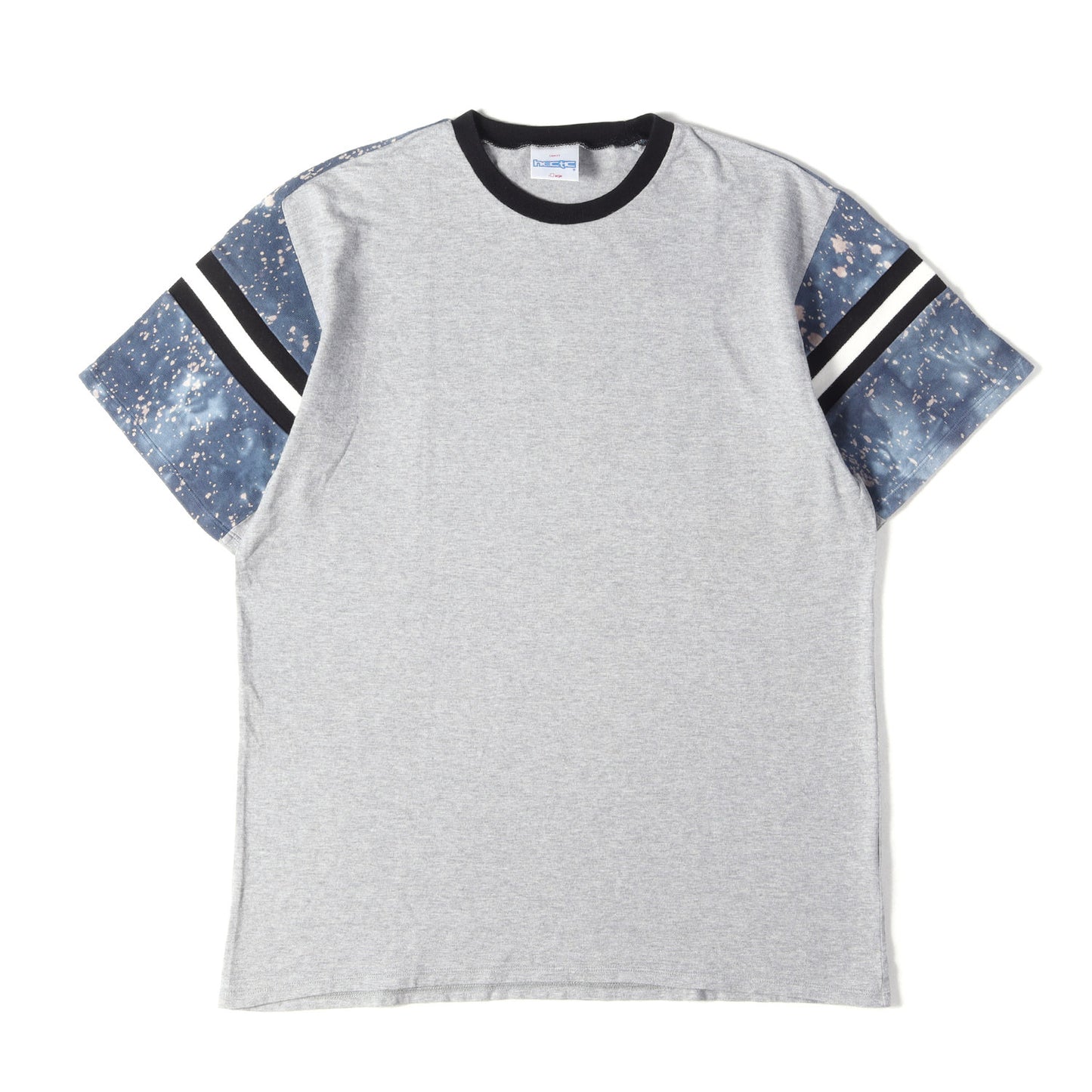 00s 袖ブリーチ加工 切替し Tシャツ