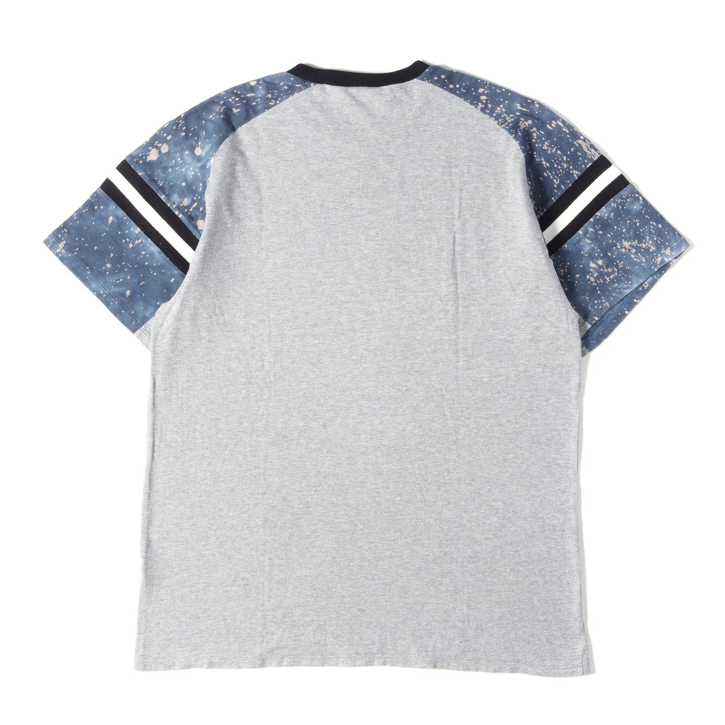 00s 袖ブリーチ加工 切替し Tシャツ