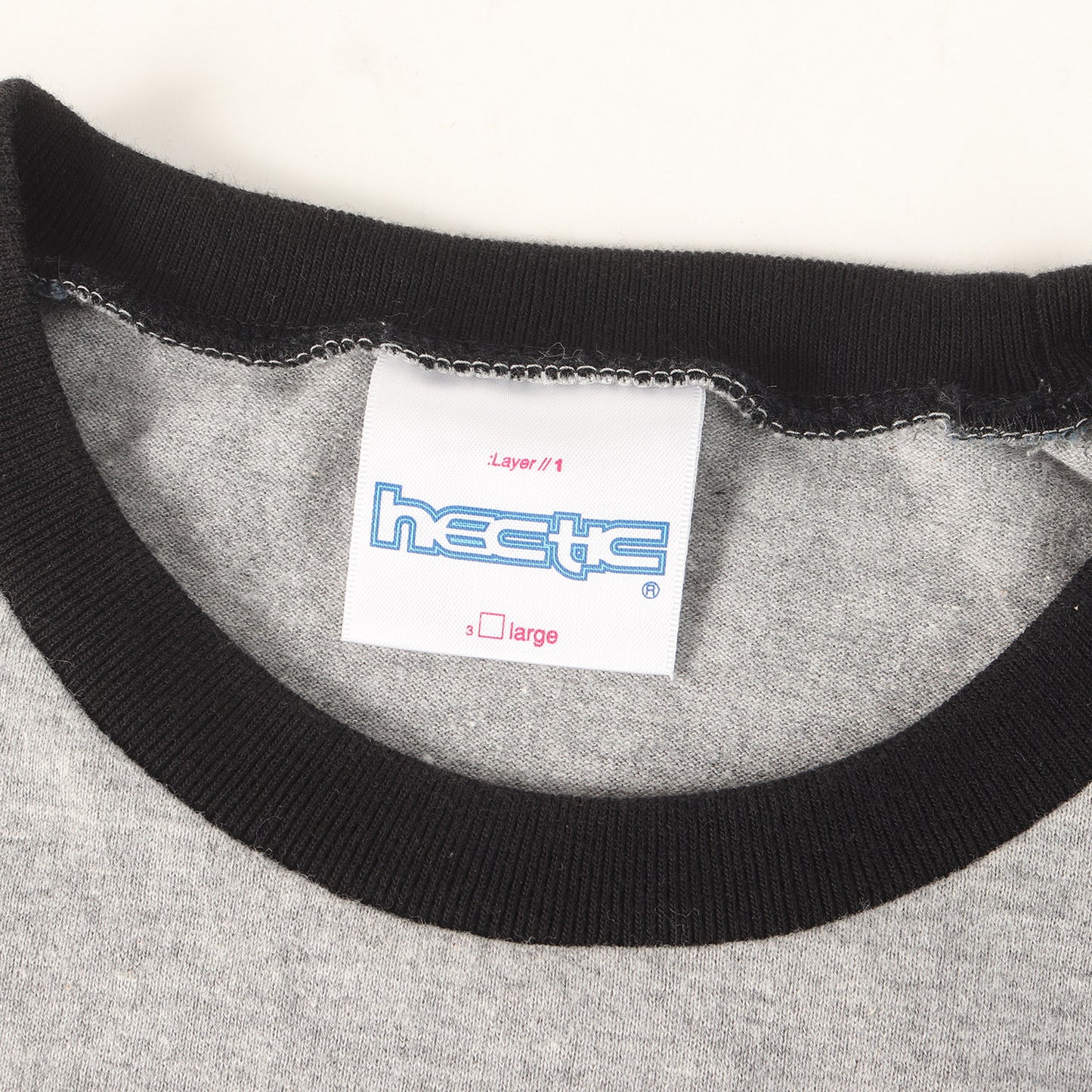 00s 袖ブリーチ加工 切替し Tシャツ