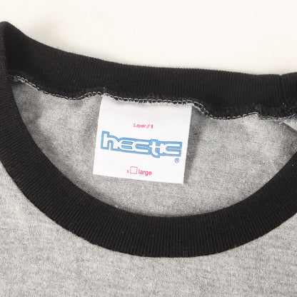 00s 袖ブリーチ加工 切替し Tシャツ