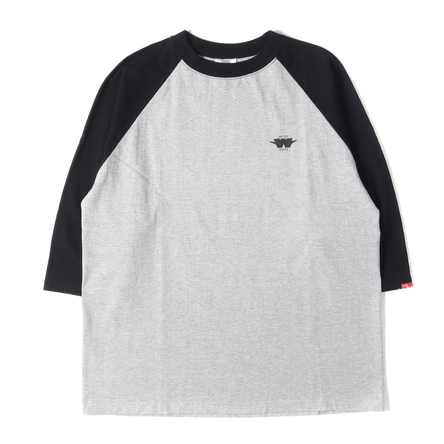 00s Wロゴ 7分袖 ラグラン Tシャツ