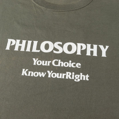 00s PHILOSOPHYロゴ Tシャツ