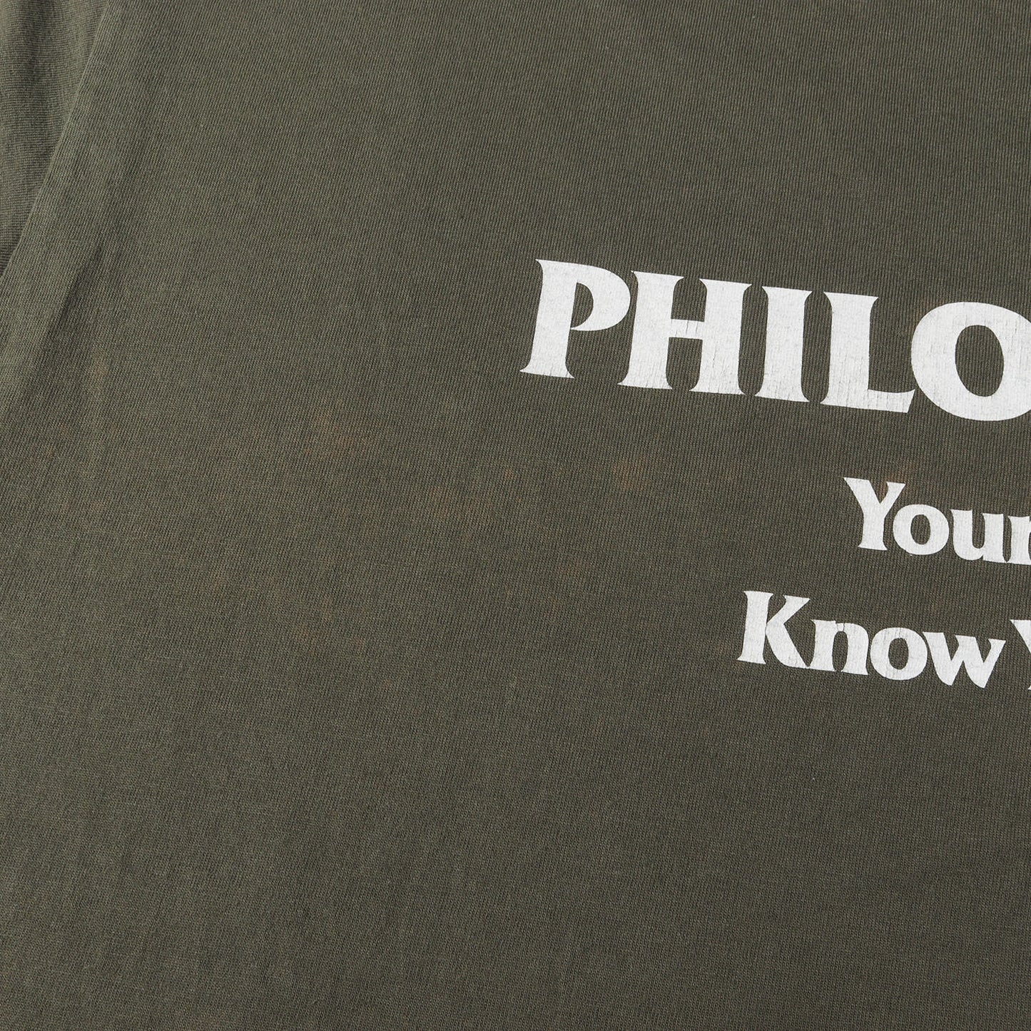 00s PHILOSOPHYロゴ Tシャツ