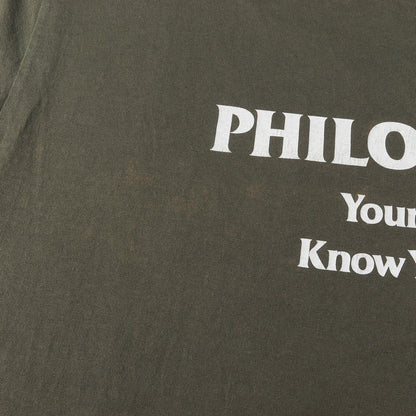 00s PHILOSOPHYロゴ Tシャツ