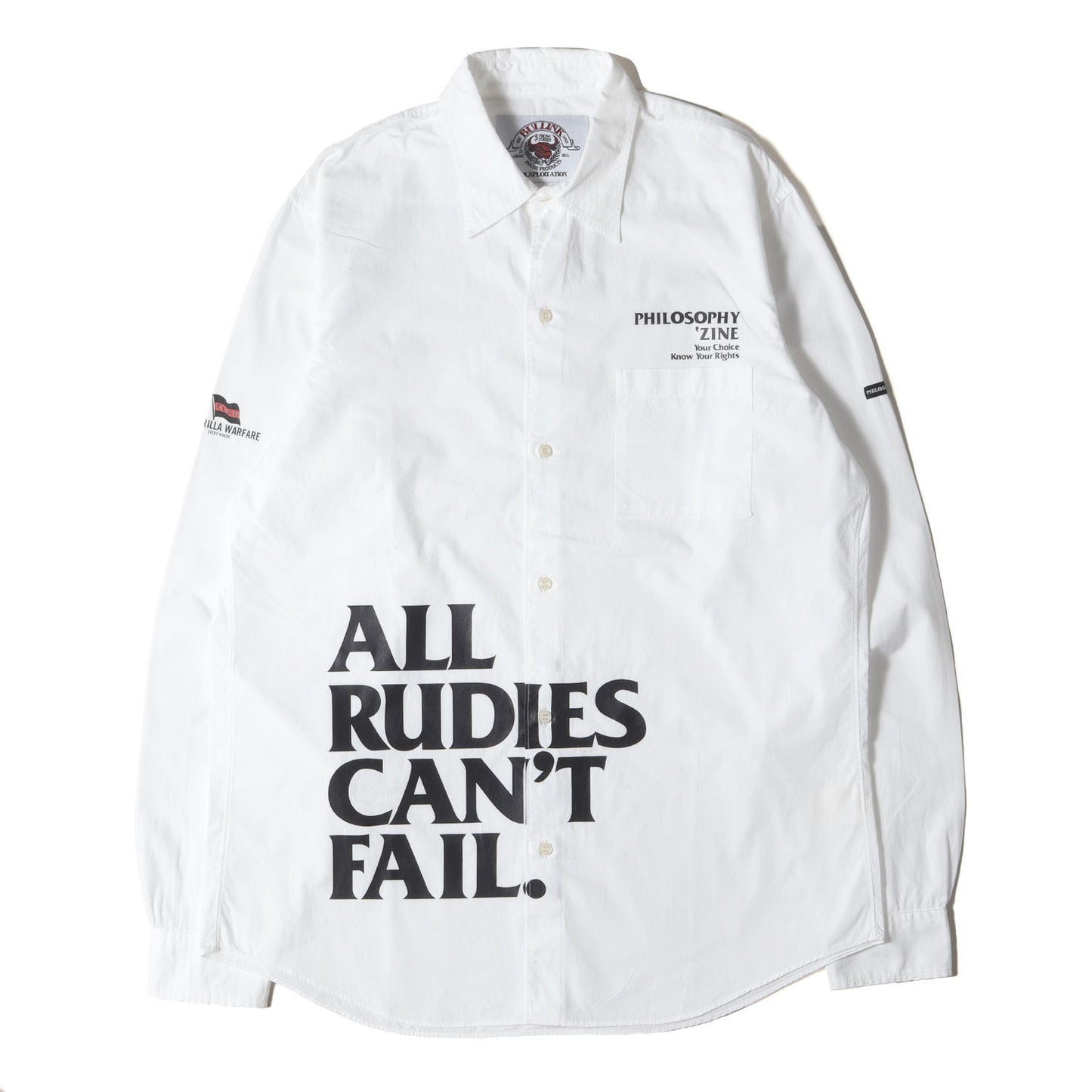 00s PHILOSOPHY ZINE コットンブロード シャツ