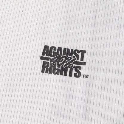 00s フォトプリント ストライプ コットンシャツ