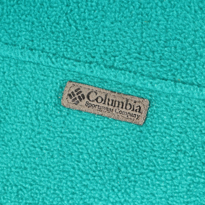 90s リブ総柄 フリース スウェット USA製