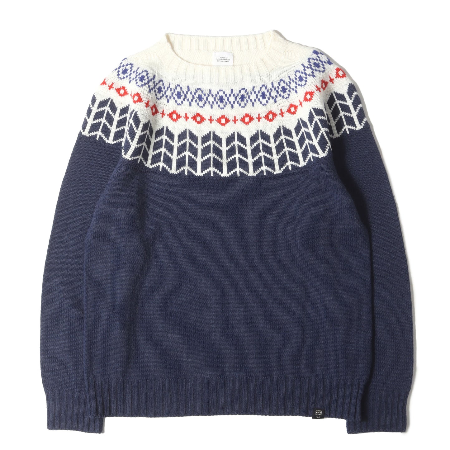クルーネック ノルディック ニット セーター(C-NECK NORDIC SWEATER DANNY)