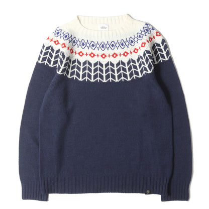 クルーネック ノルディック ニット セーター(C-NECK NORDIC SWEATER DANNY)
