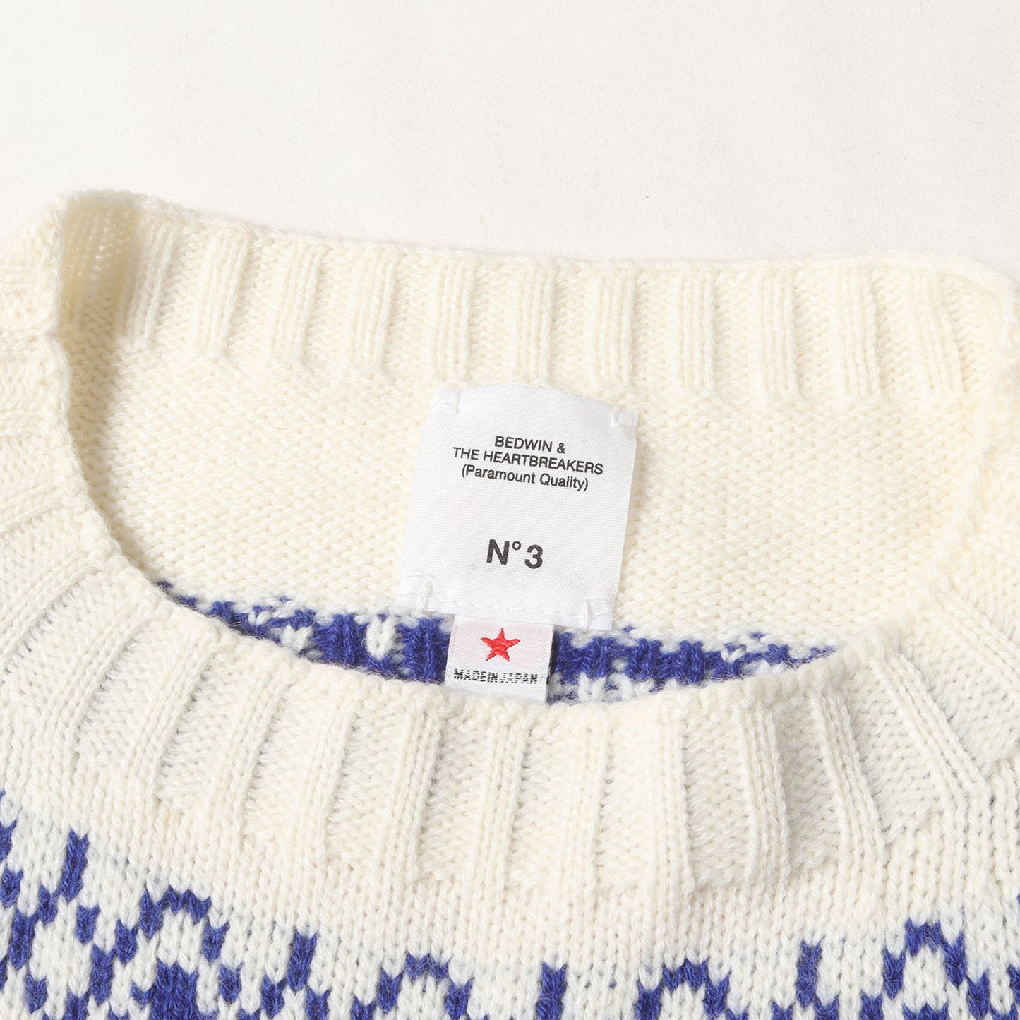 クルーネック ノルディック ニット セーター(C-NECK NORDIC SWEATER DANNY)
