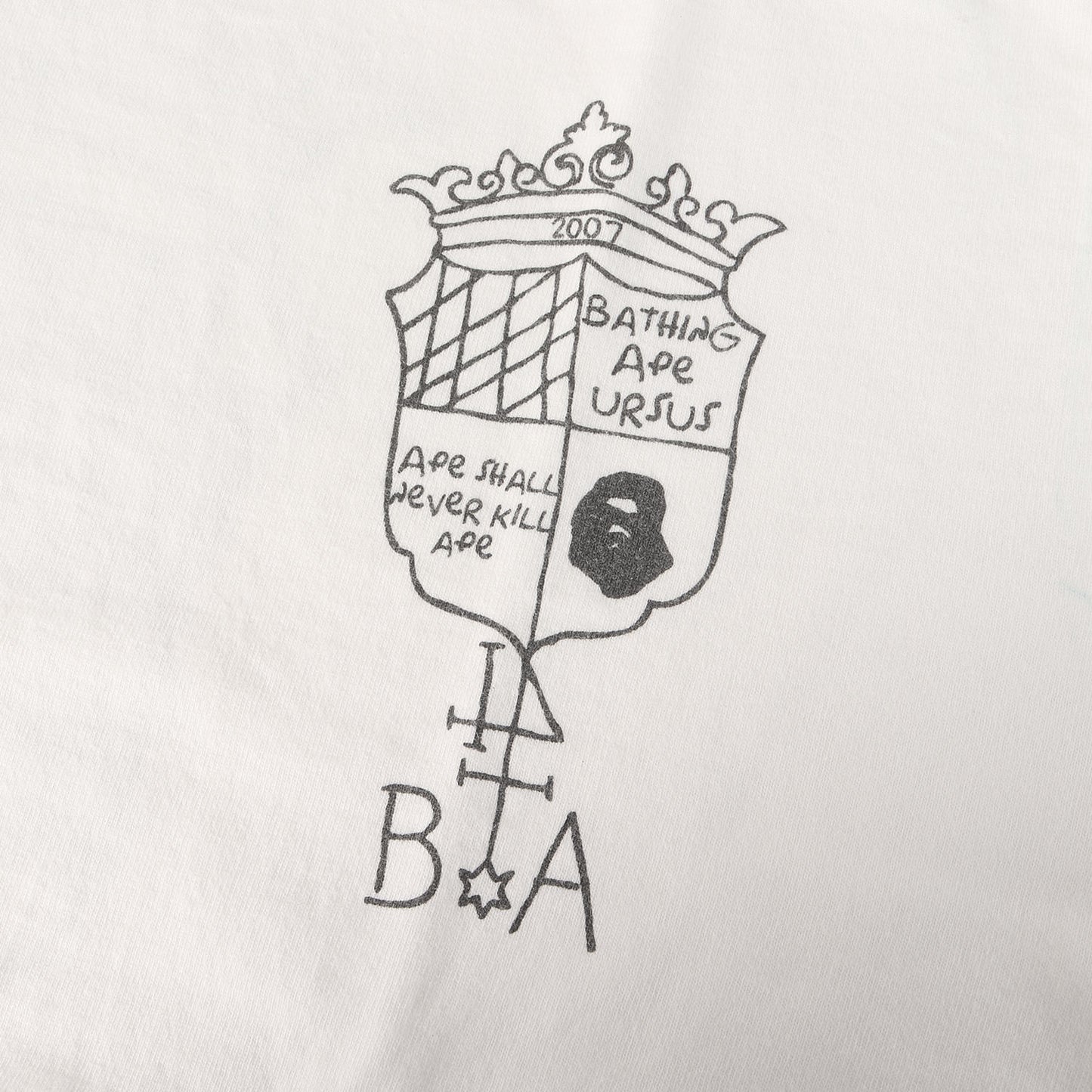 00s URSUS BAPE エンブレムロゴ Tシャツ