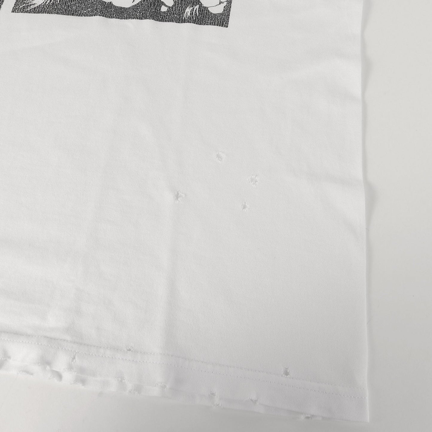 05SS ナイトクローラー期 ダメージ加工 レッド・ツェッペリン スカル Tシャツ