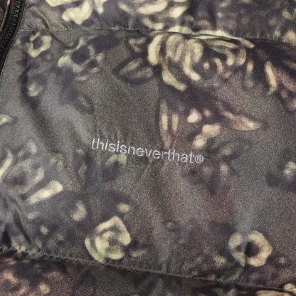 フラワー柄 ナイロンダウンジャケット(PERTEX T Down Jacket)