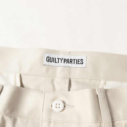 24SS 2タック チノ ショーツ(DOUBLE PLEATED CHINO SHORT TROUSERS)